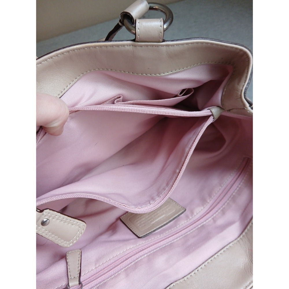 Coach Purse Soho Ashley Sateen Snaphead Tote Bag Designer K1175 F18805 - Picture 15 of 16